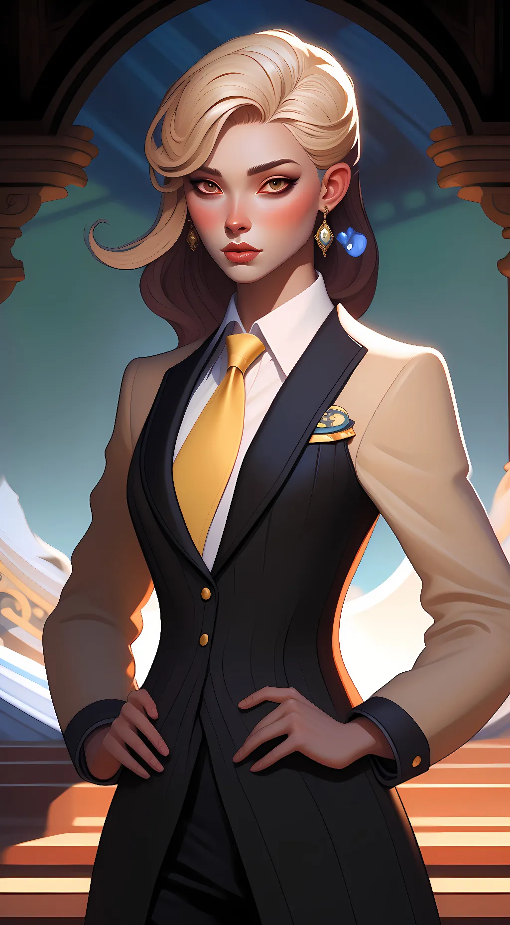 ai character: bakugo sister background