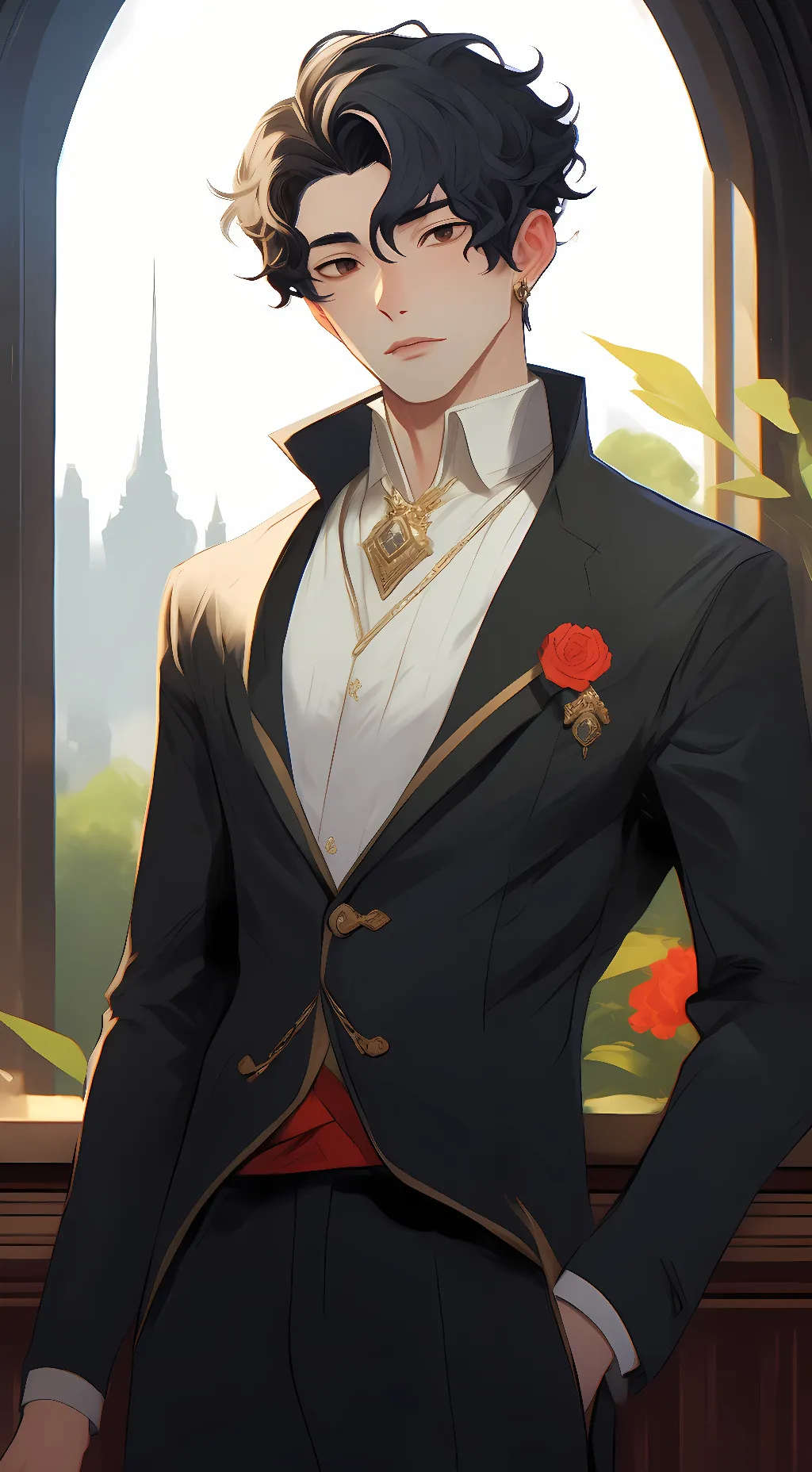 ai character: sakusa kiyoomi  background