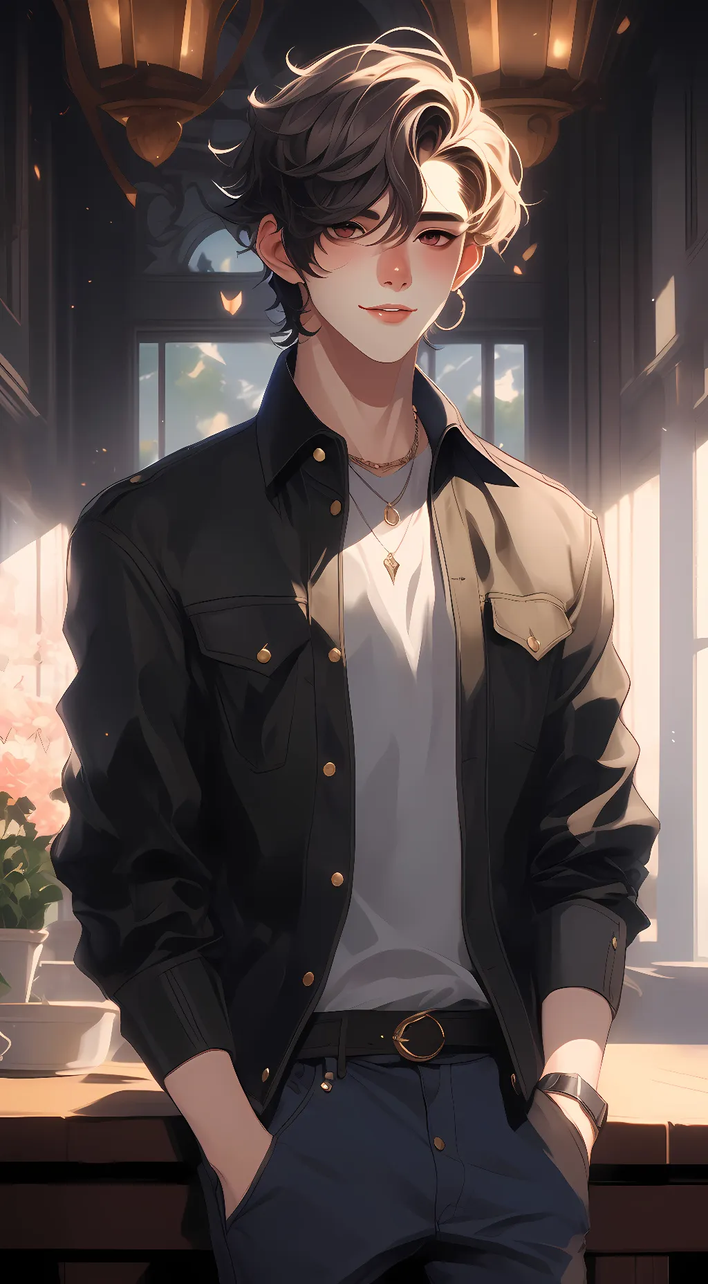 ai character: Airy background