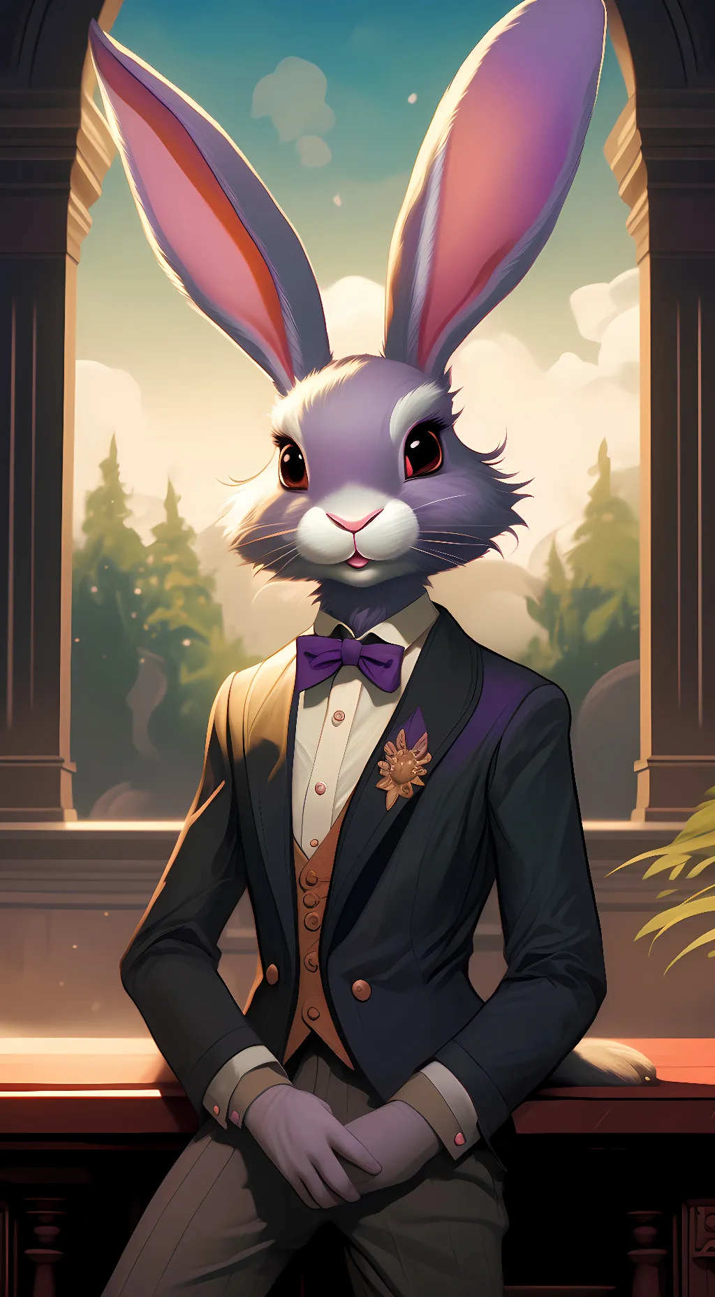 ai character: Bonnie background