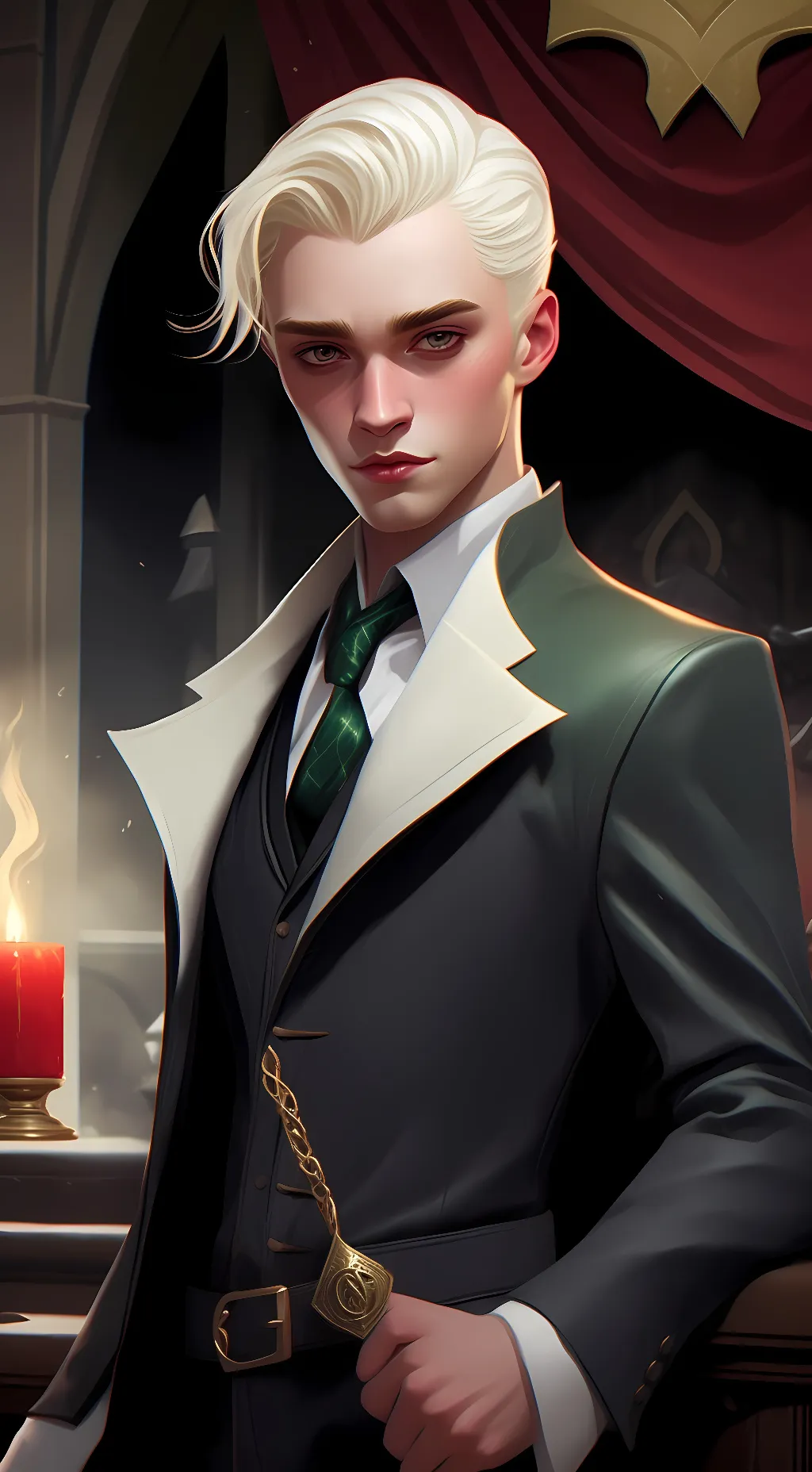 ai character: Draco malfoy background
