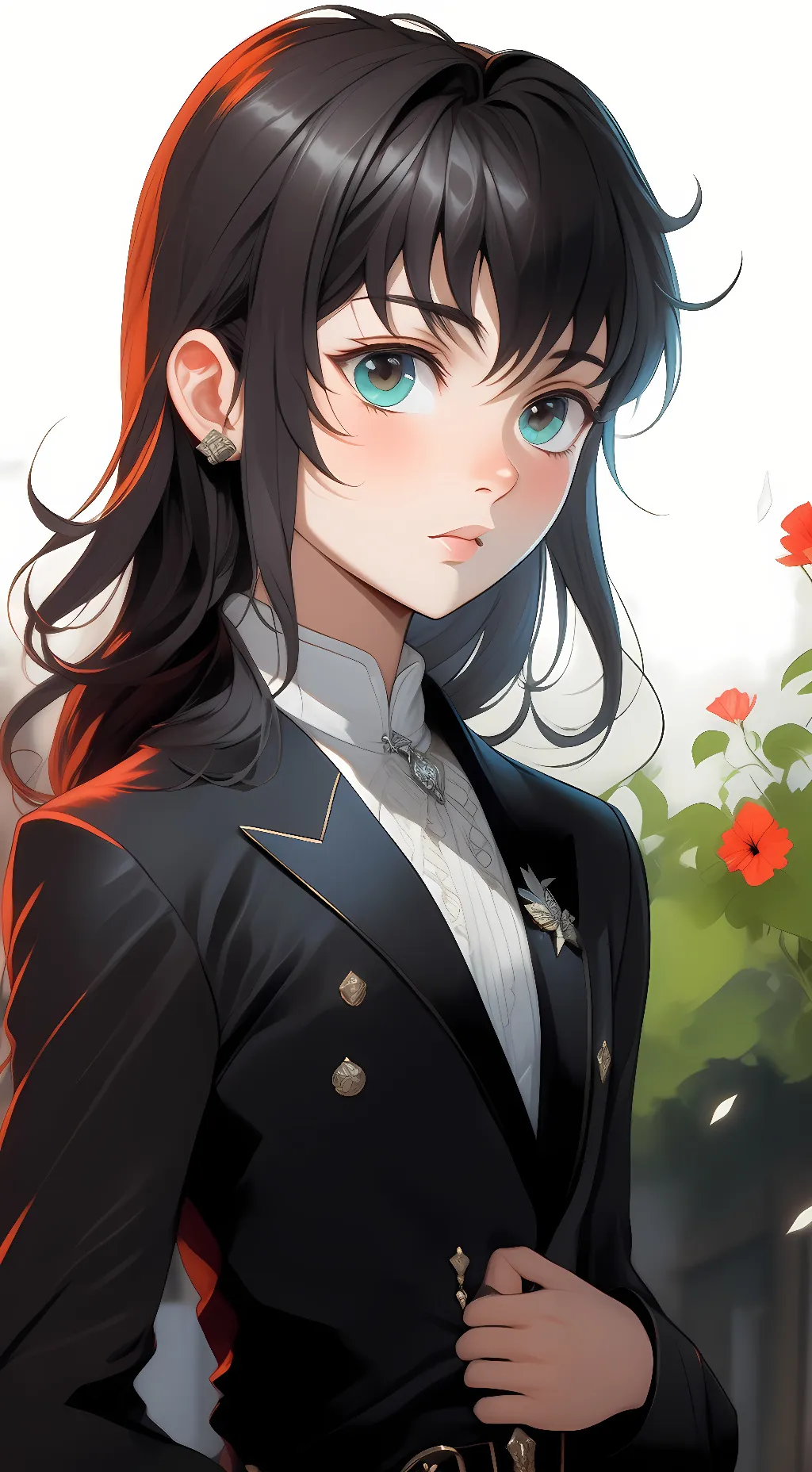 ai character: Muichiro Tokito background