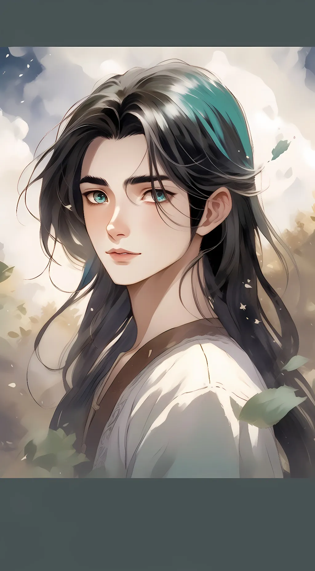 ai character:  muichiro tokito  background