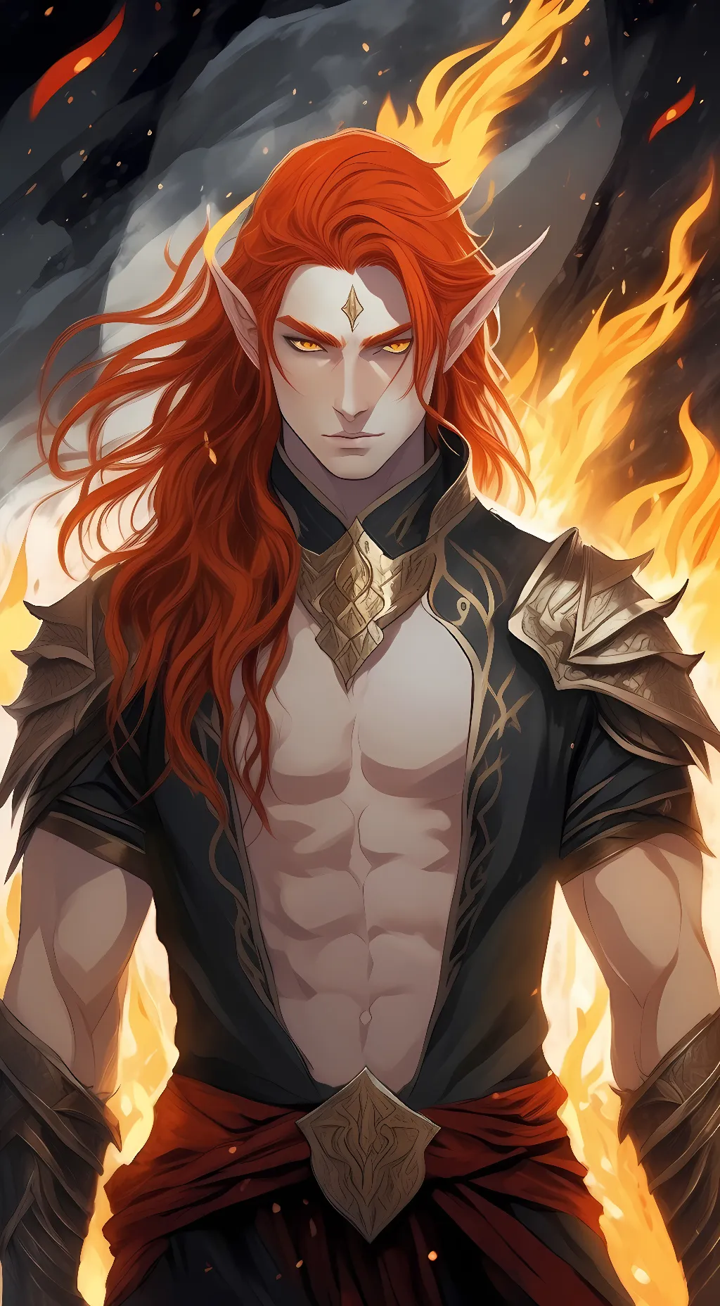 ai character: Calcifer background