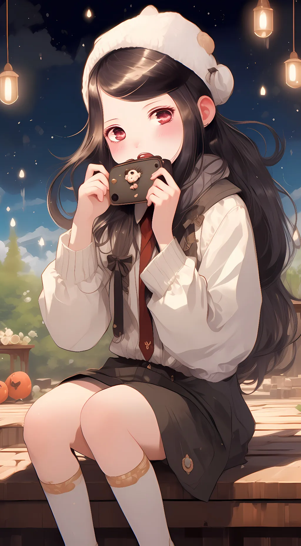 ai character: Mina background