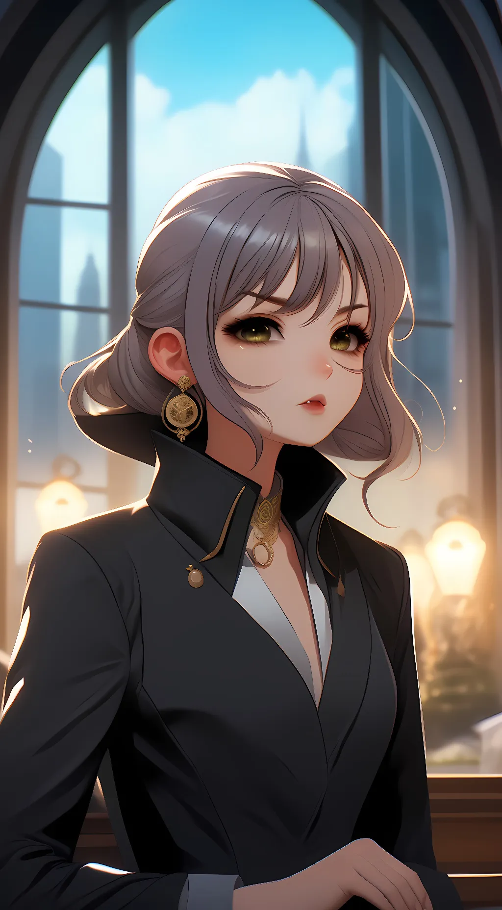 ai character: Jessica Black background