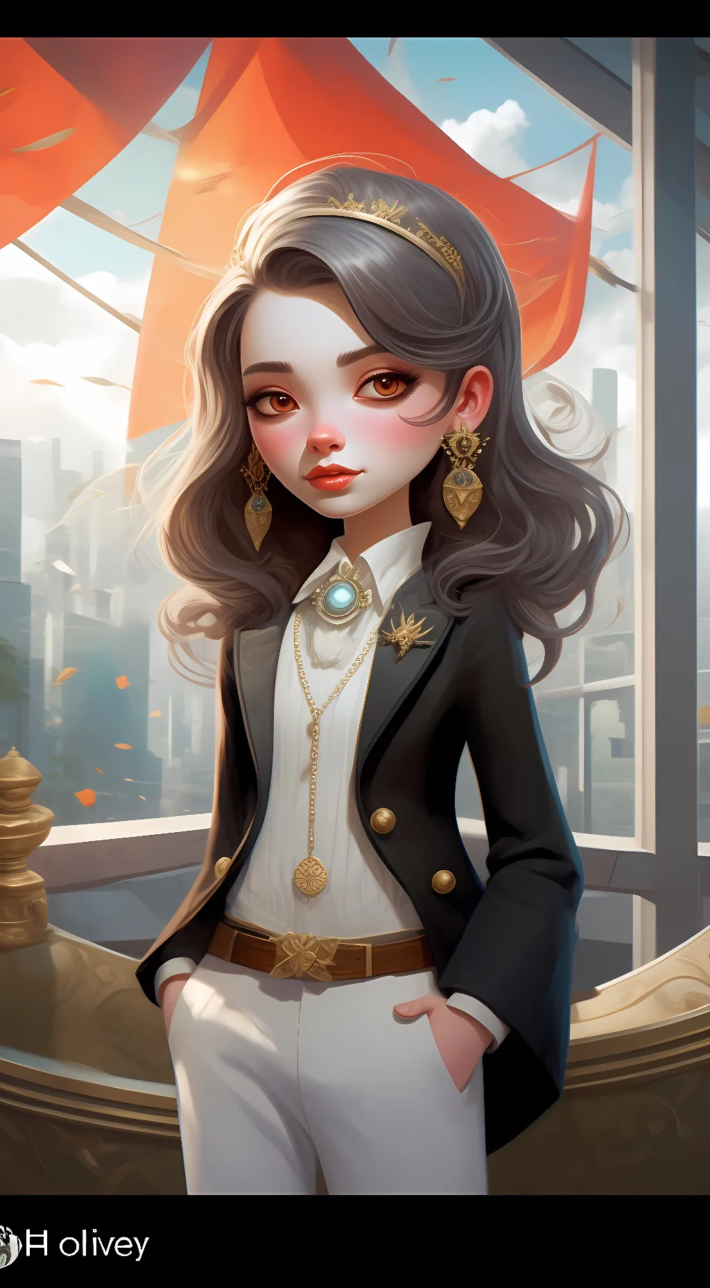 ai character: coco150283  background