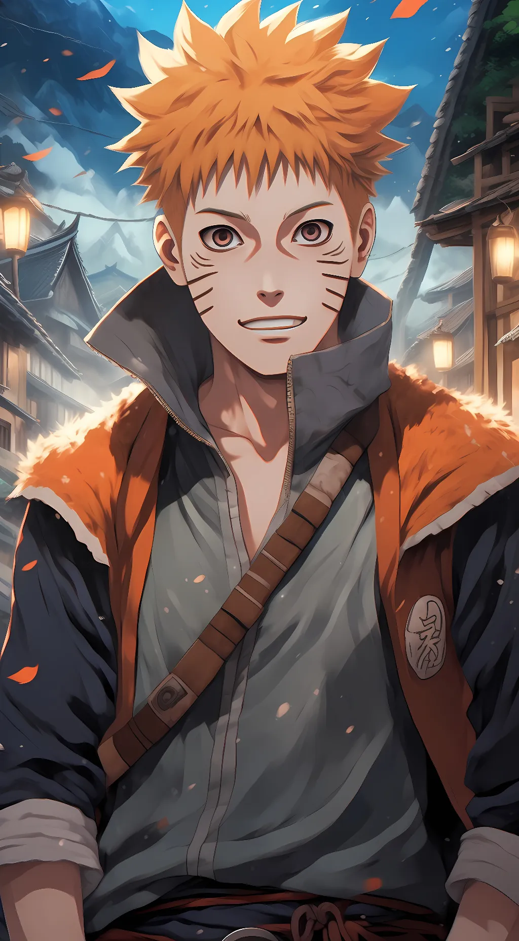 ai character: Naruto Uzamaki background