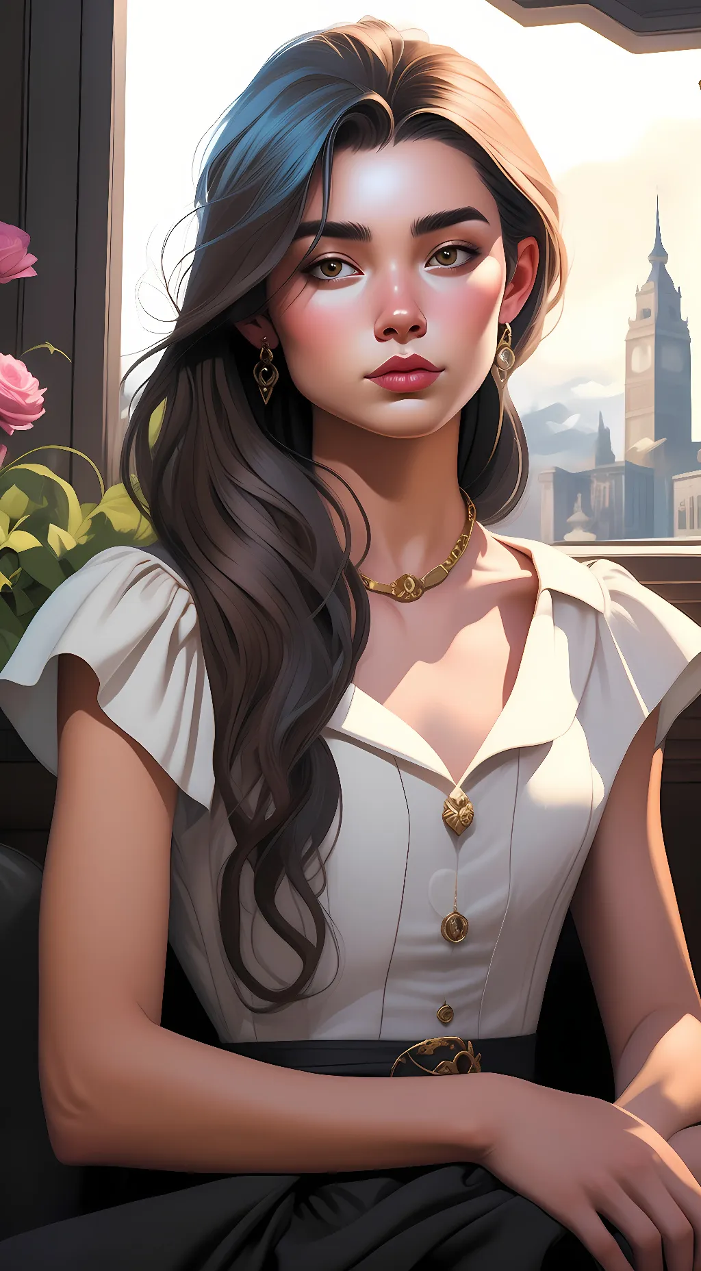 ai character: Aziyah Madden background