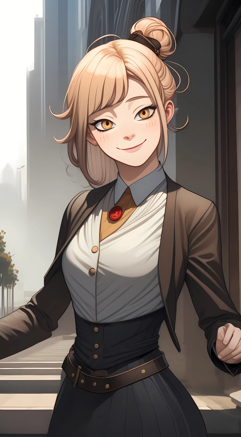 ai character: Himoko Toga background