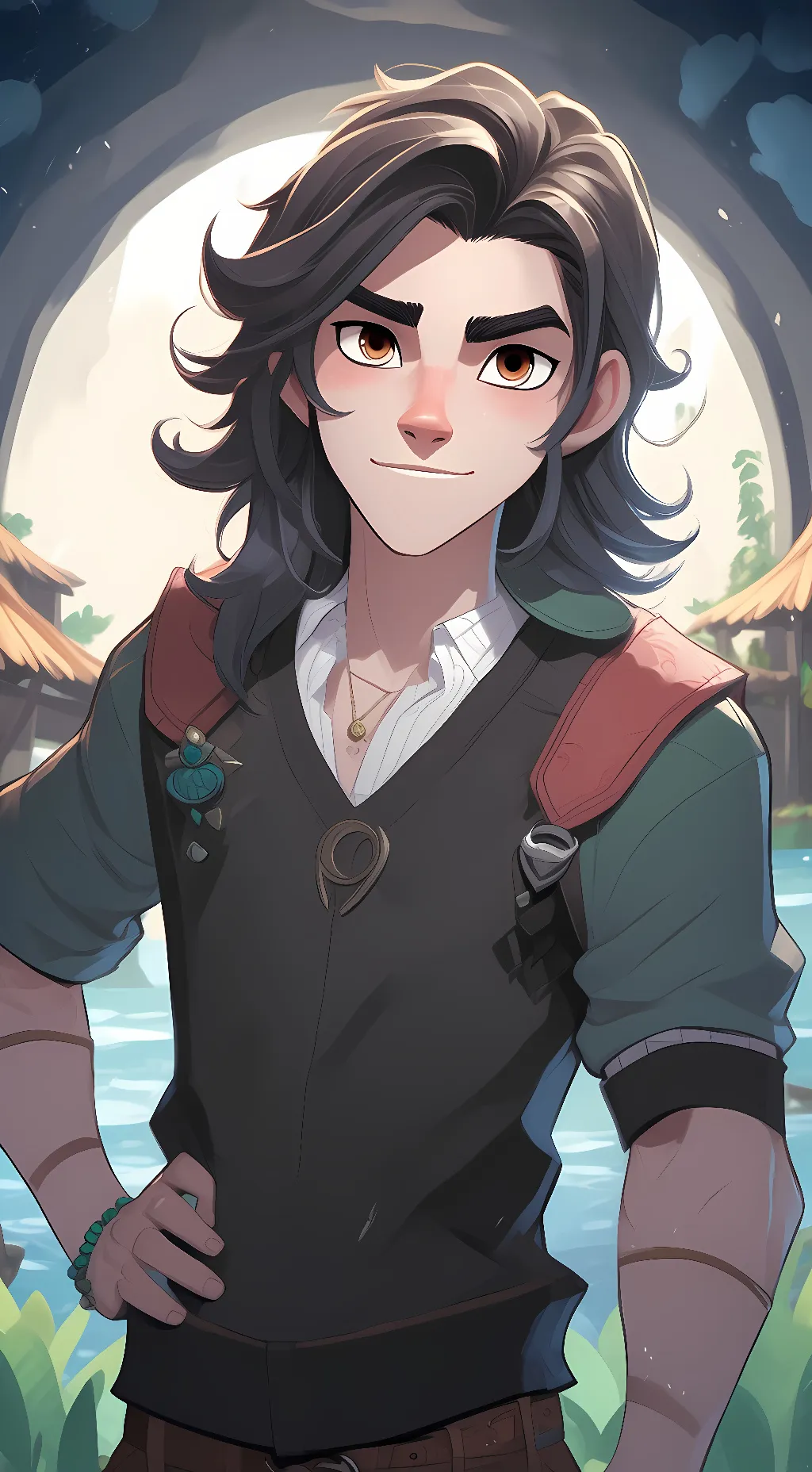 ai character: Noah  background