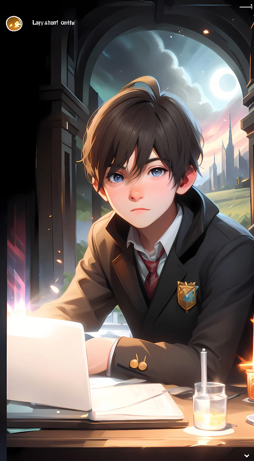 ai character: Leo background