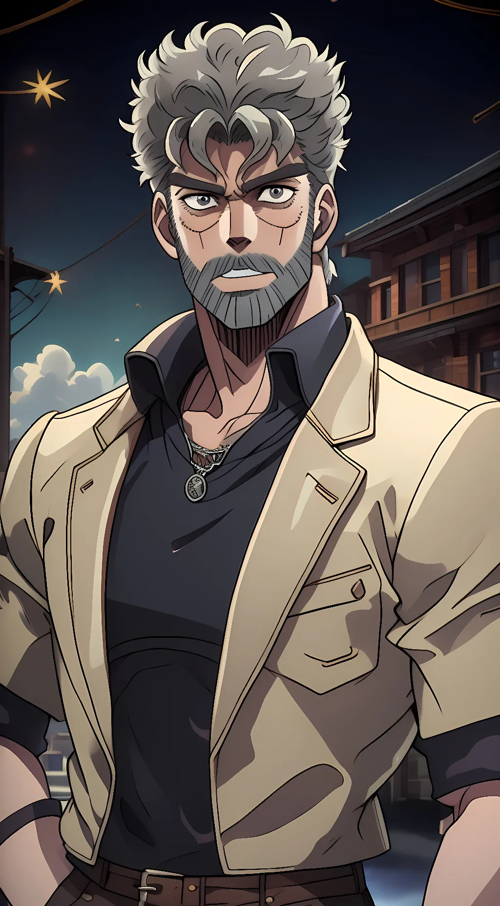 ai character: Old Joseph Joestar background