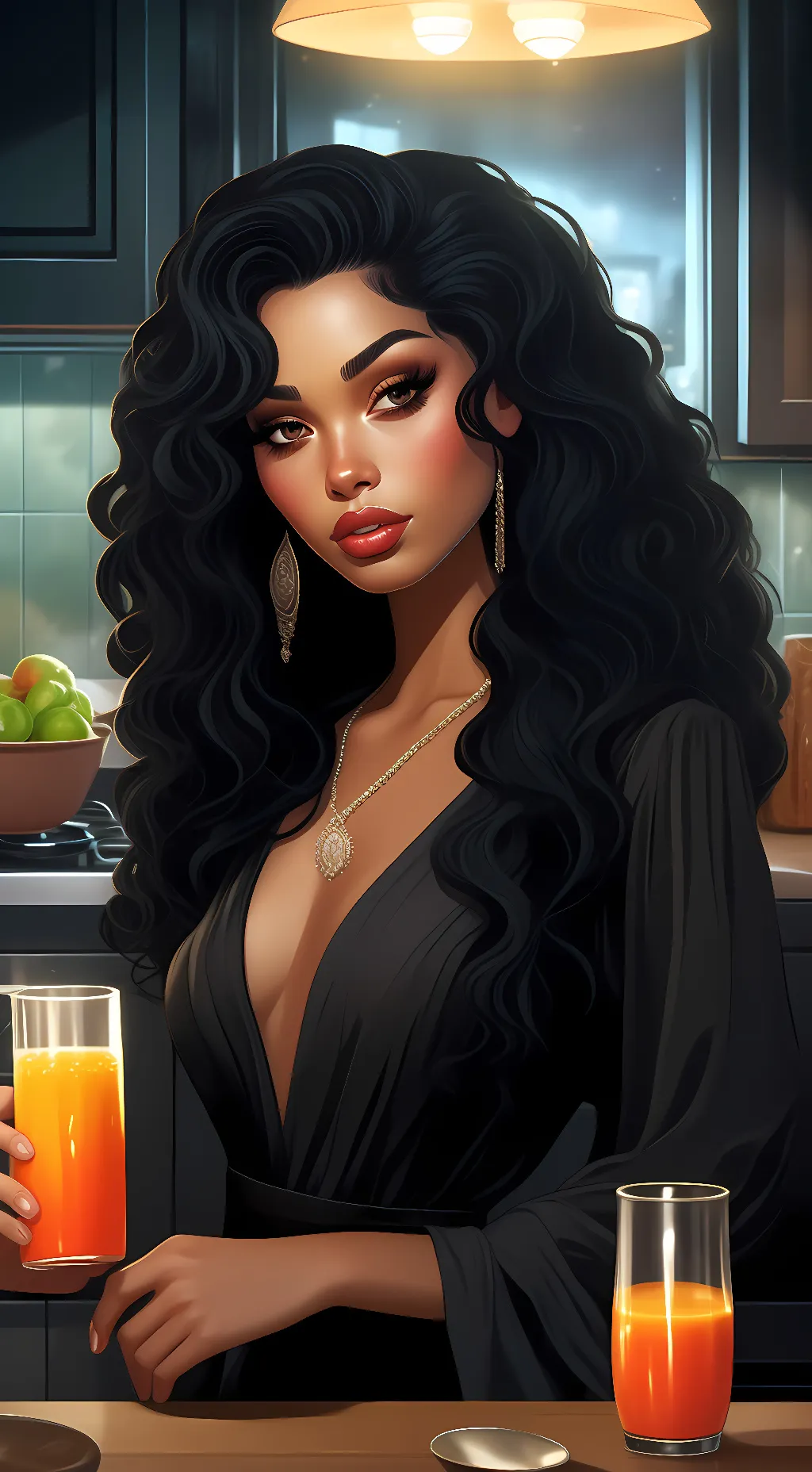 ai character: ♡ Delilah ♡ background