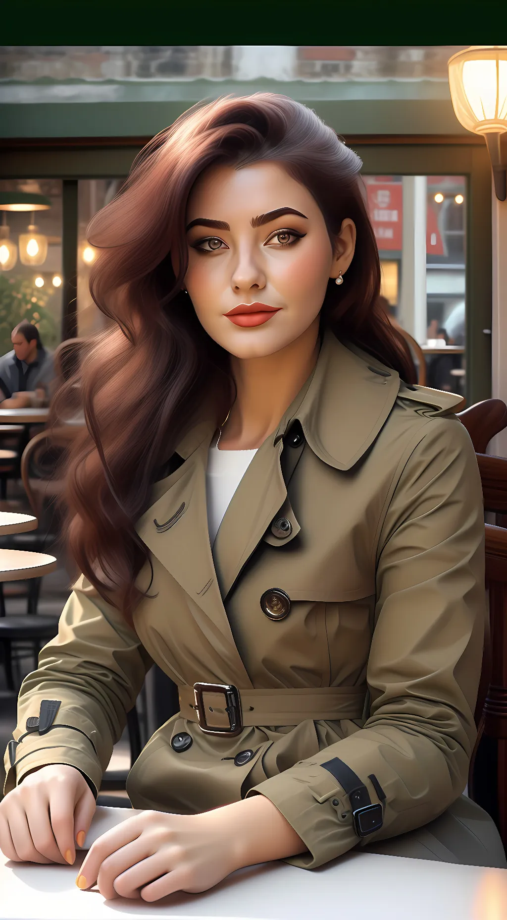 ai character: Charlotte  background