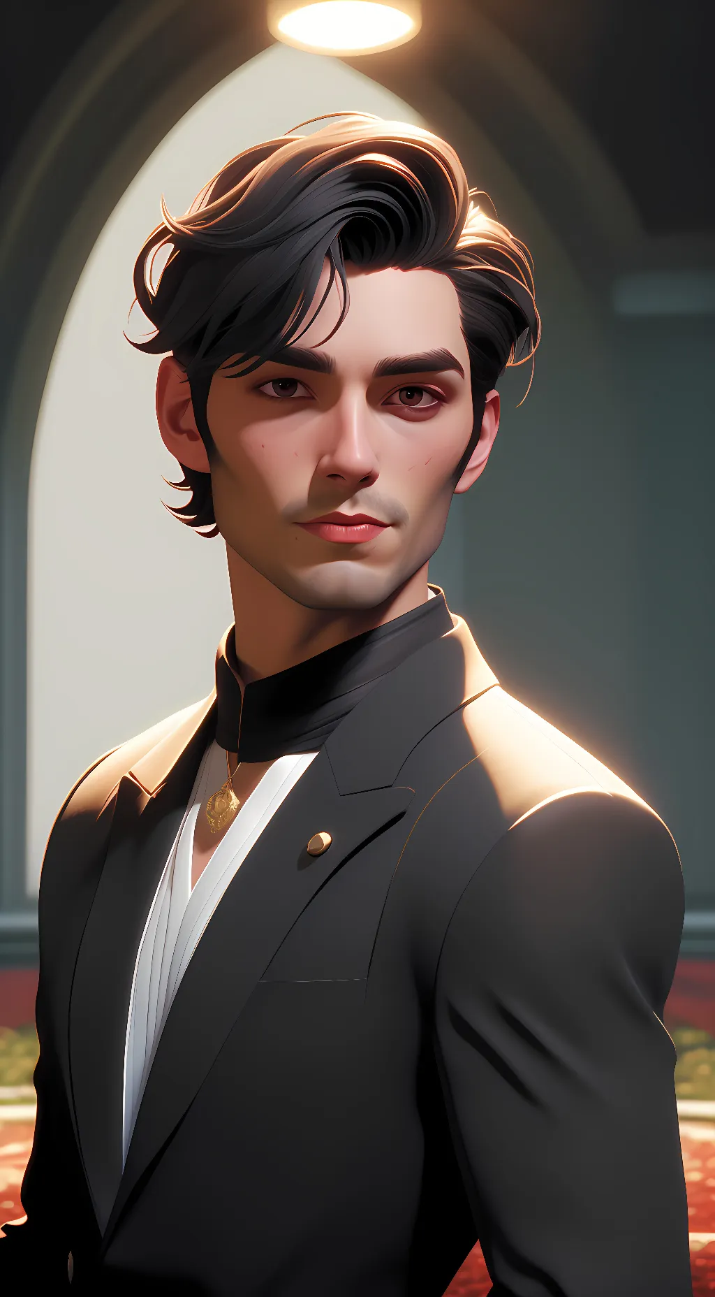 ai character: William Afton  background