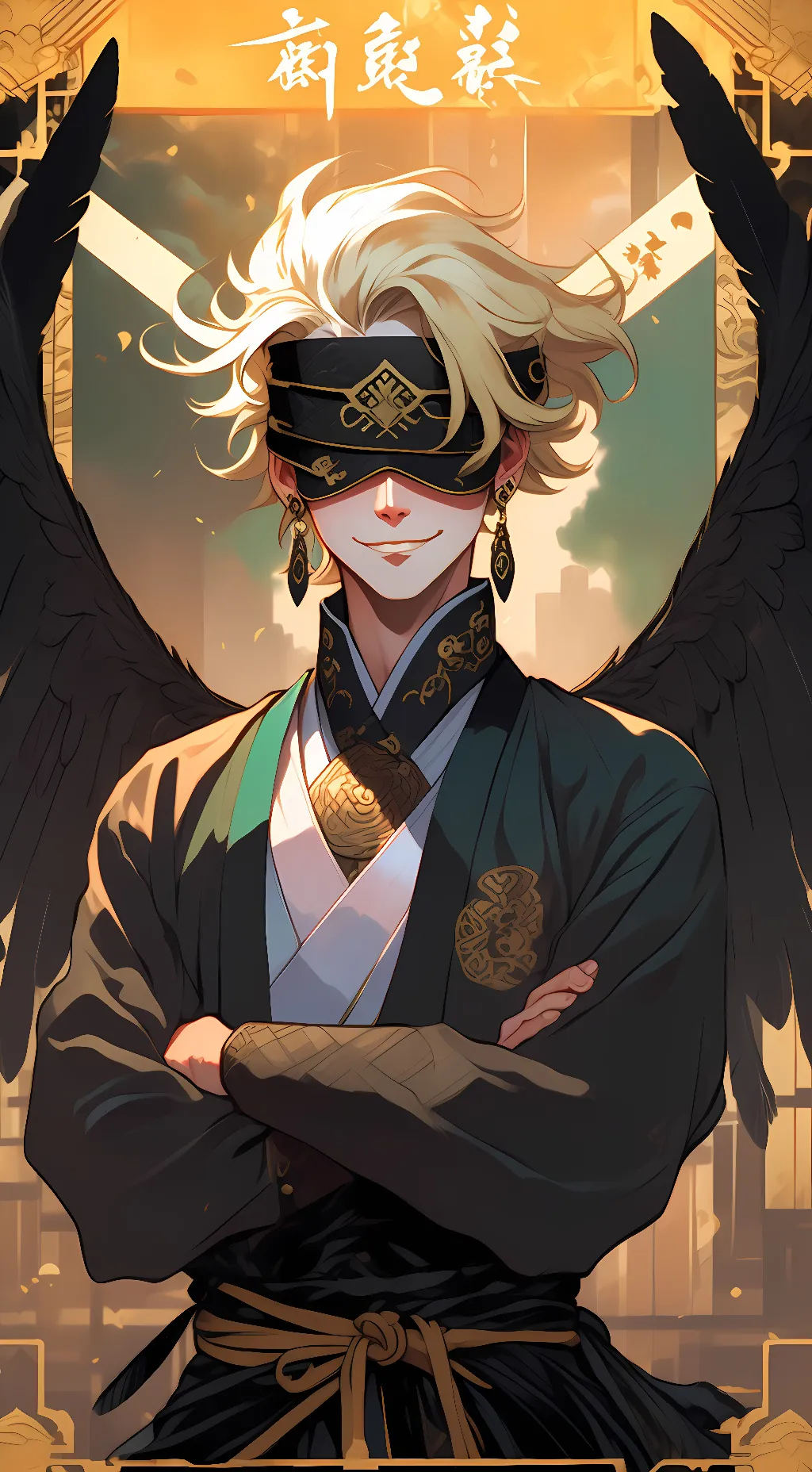 ai character: Azrael  background