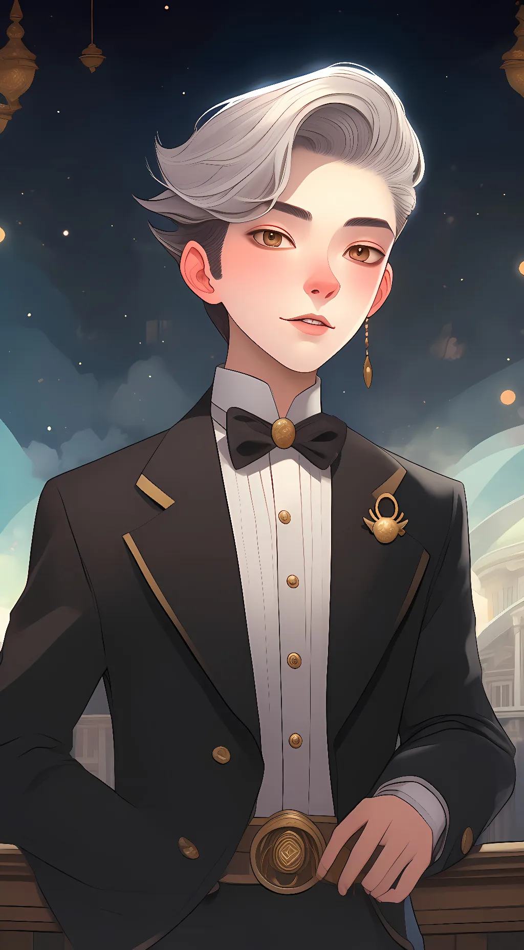 ai character: Cashes background