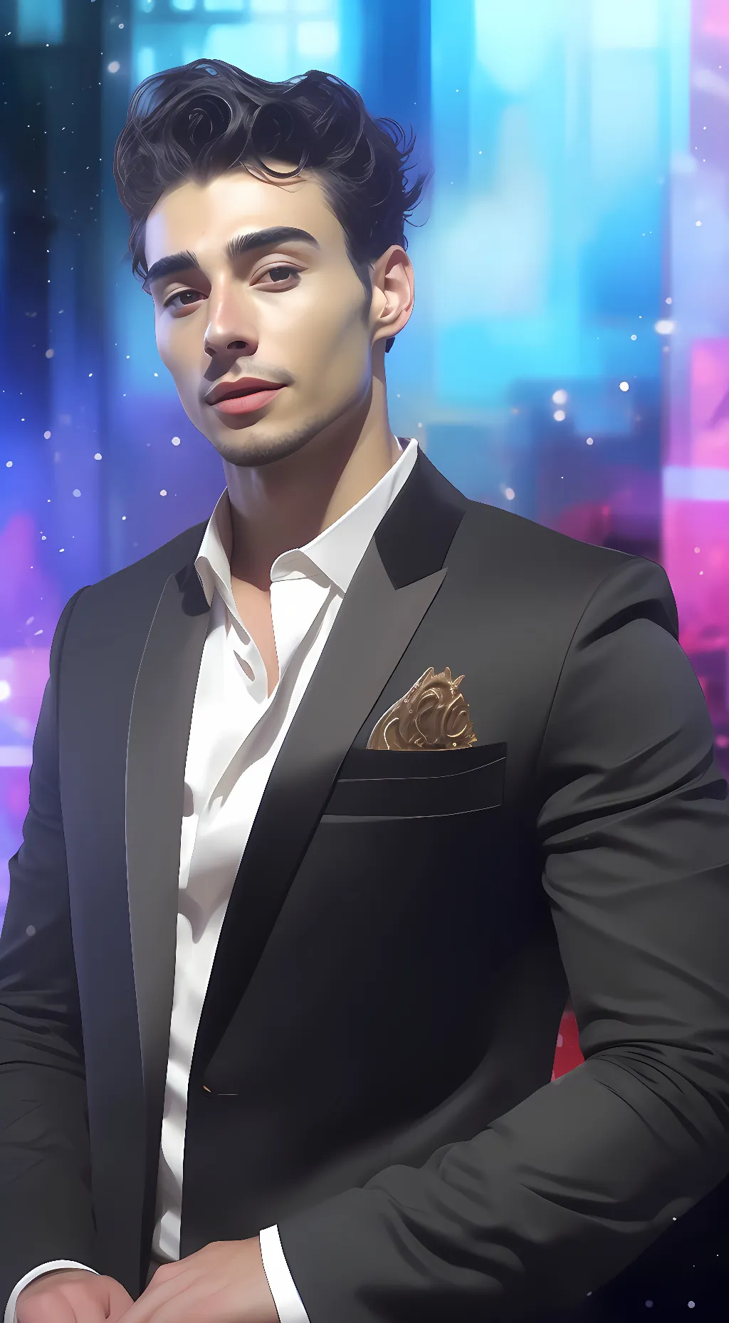 ai character: saleh background