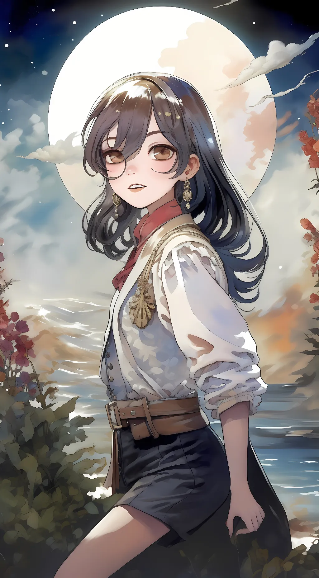 ai character: Lisa  background