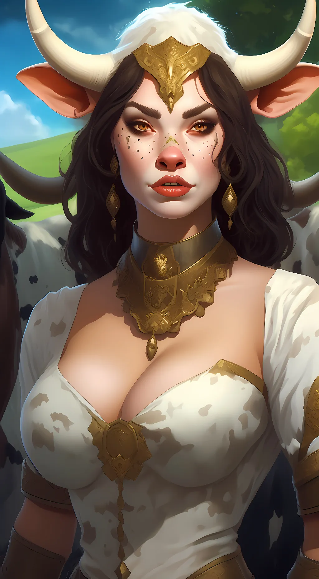 ai character: Colina  background