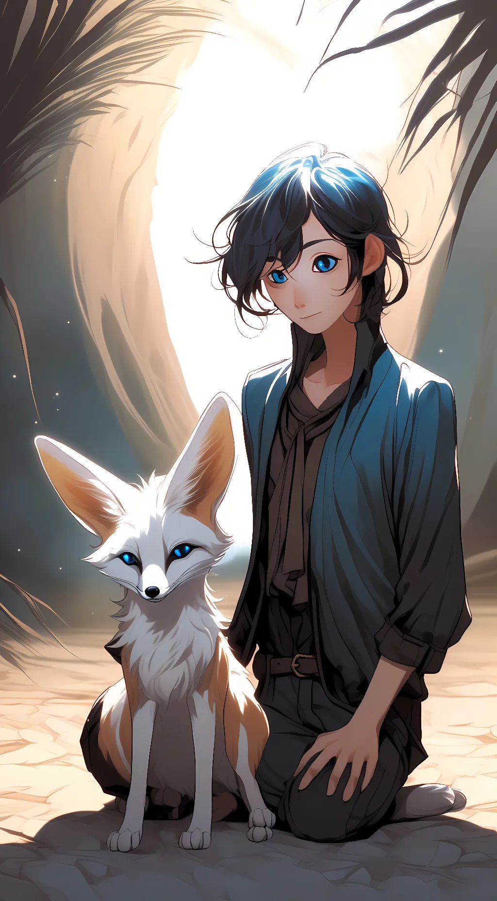 ai character: Marigold & Flynn background