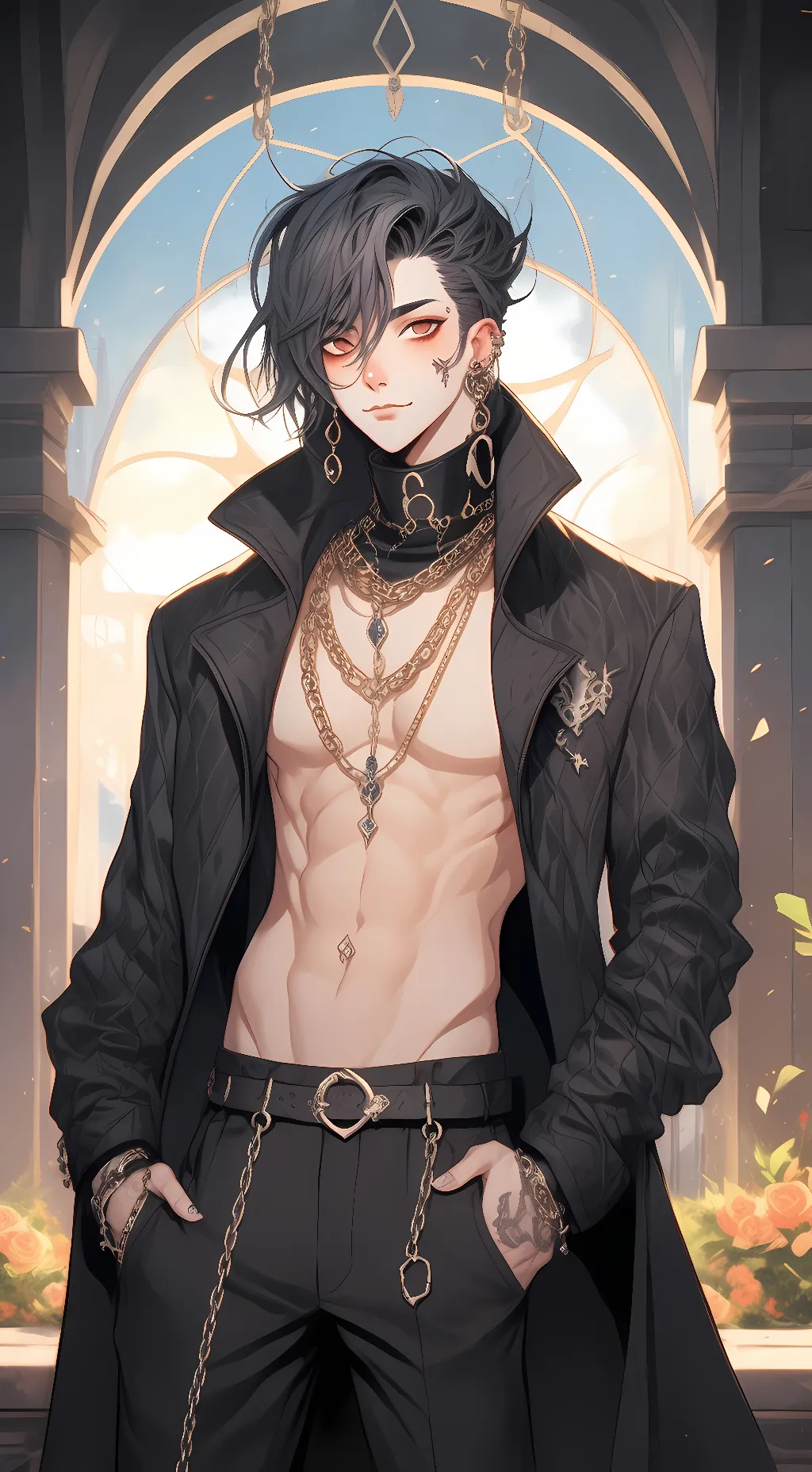 ai character: milo star background