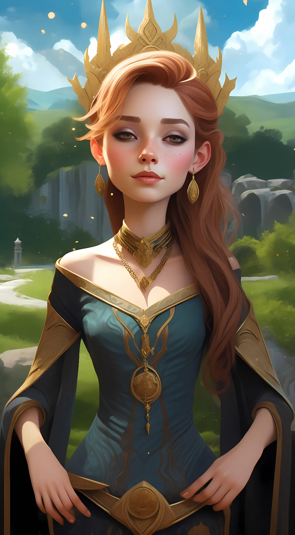 ai character: Queen Elizabeth background