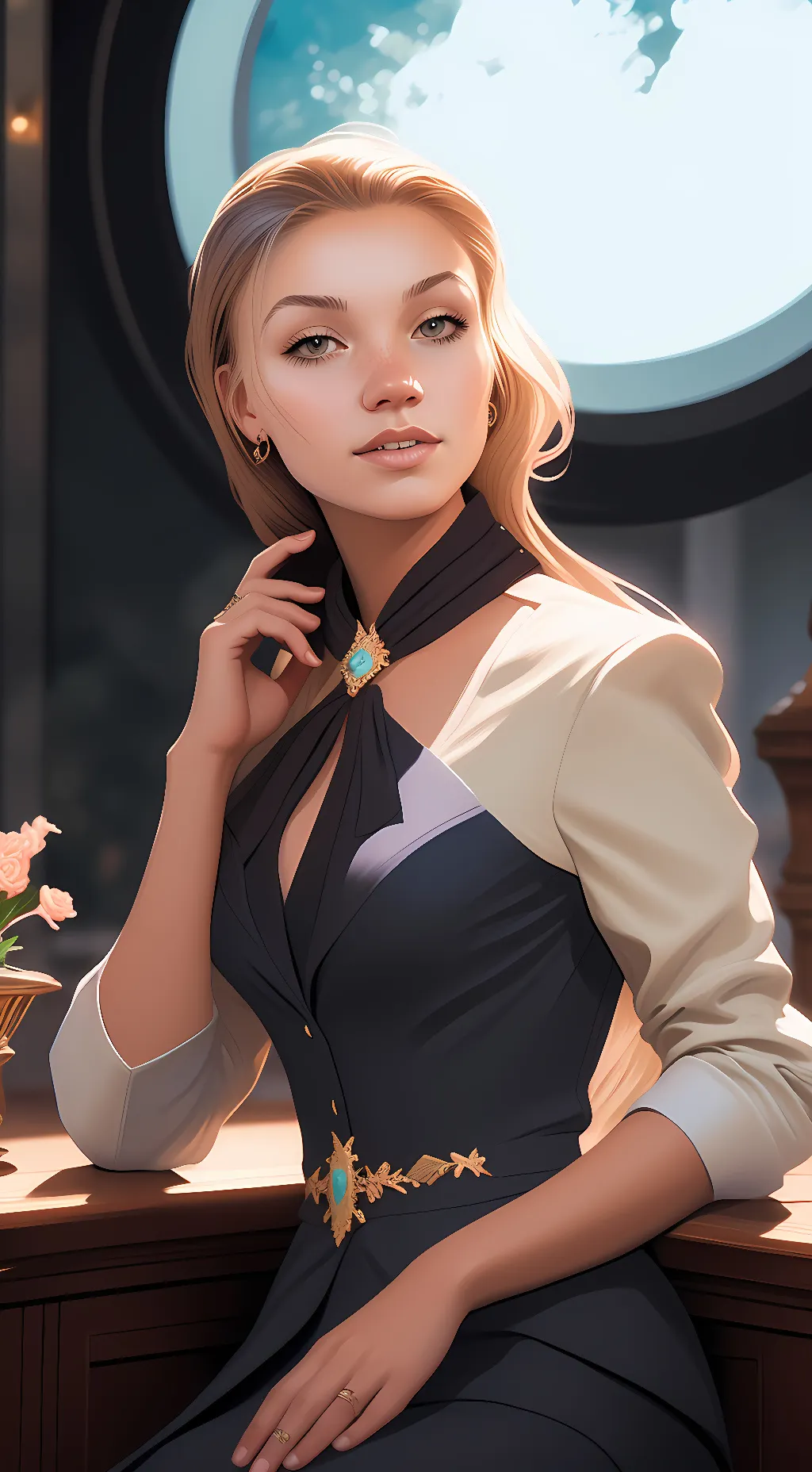 ai character: Althaea  background