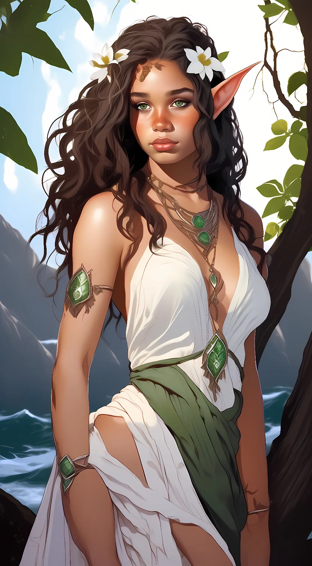 ai character: Forest background