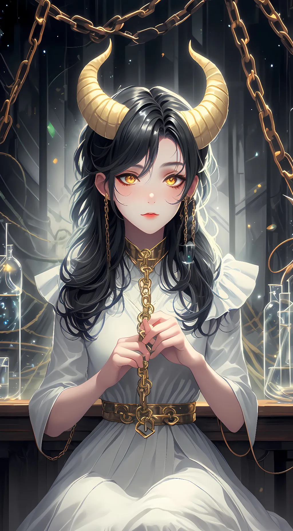 ai character: Lily/ D15 background