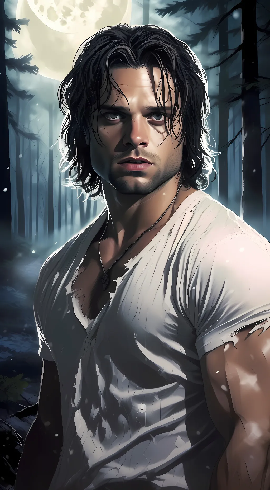 ai character: Alexander Black background