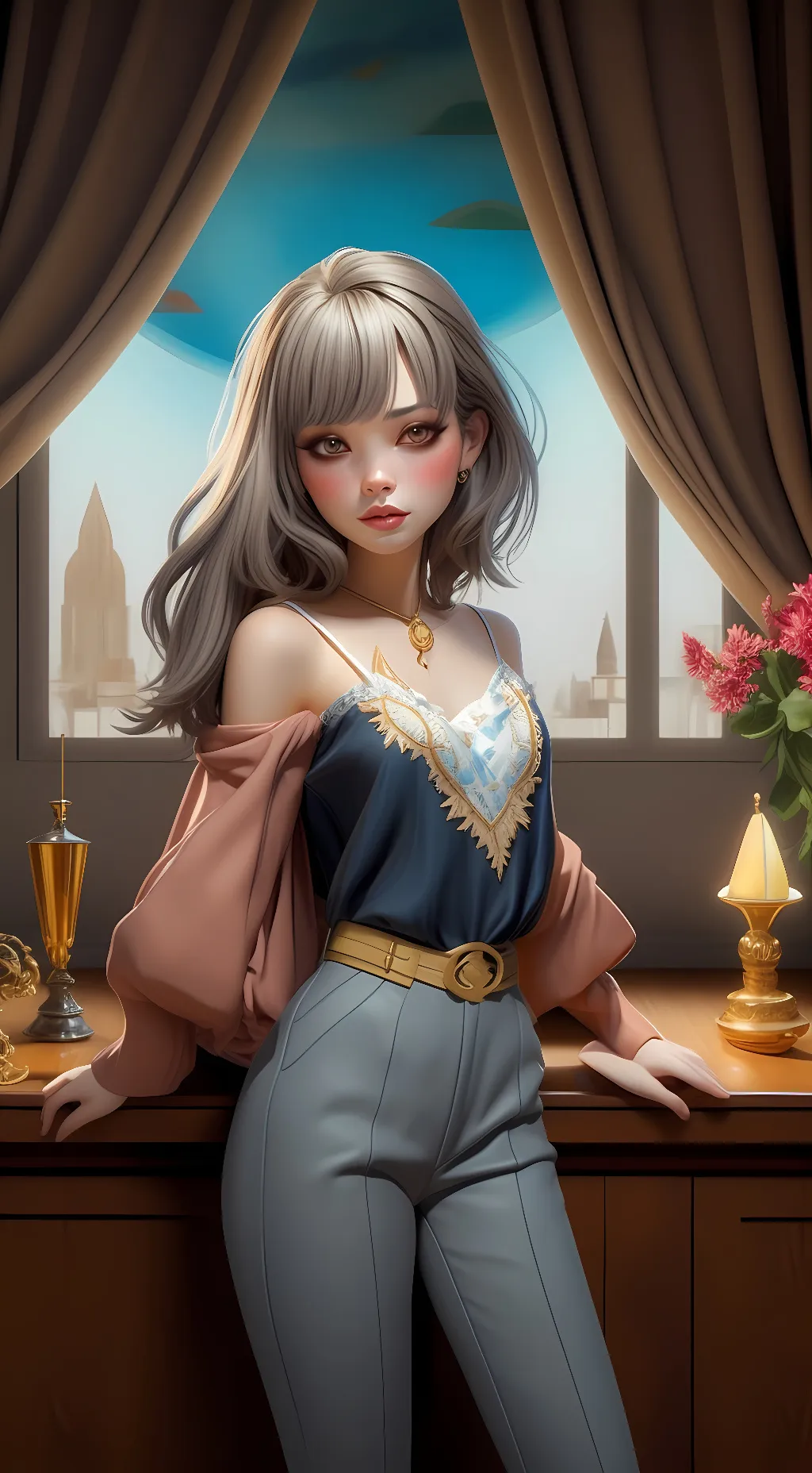 ai character: Sophie Thompson background