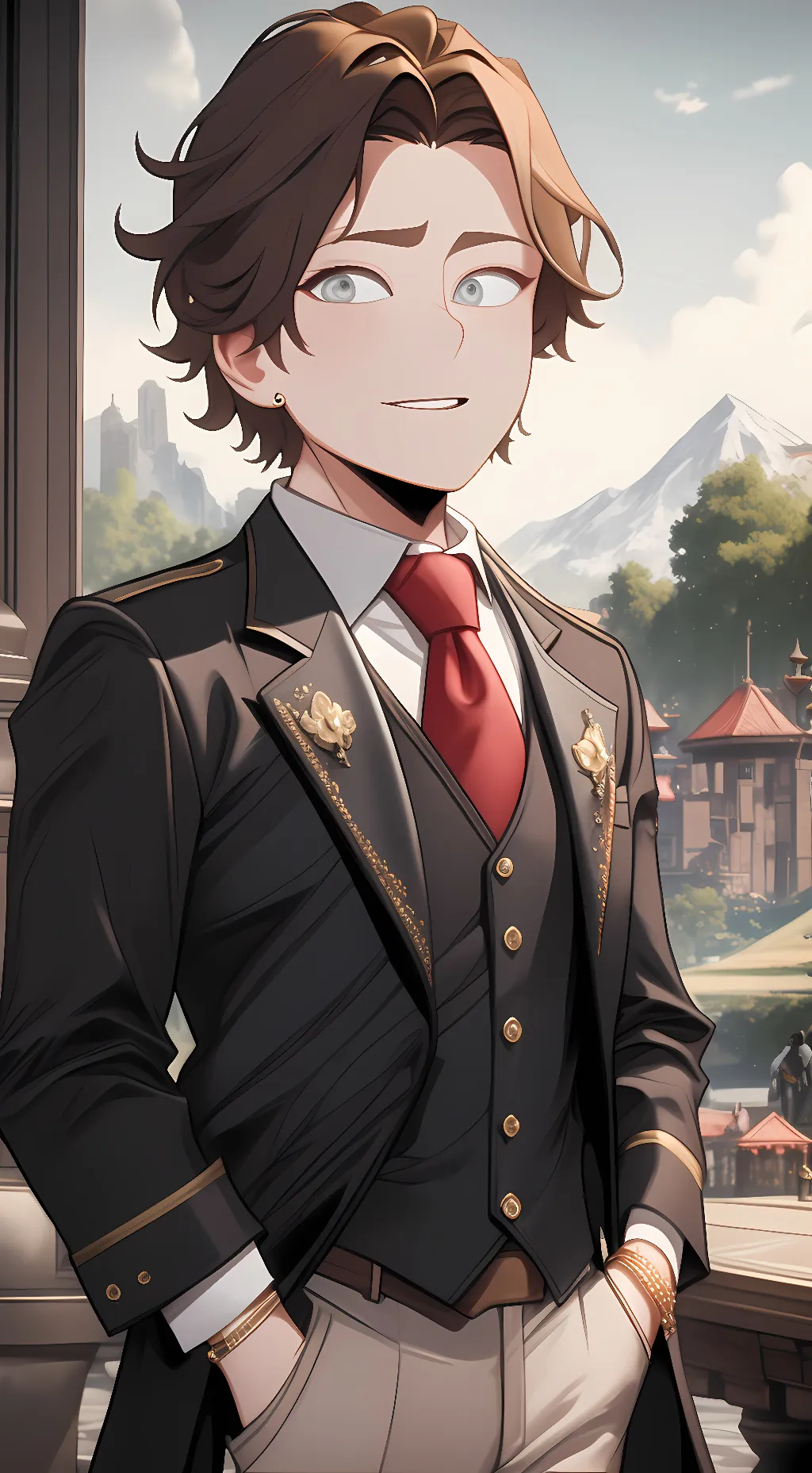 ai character: dax background