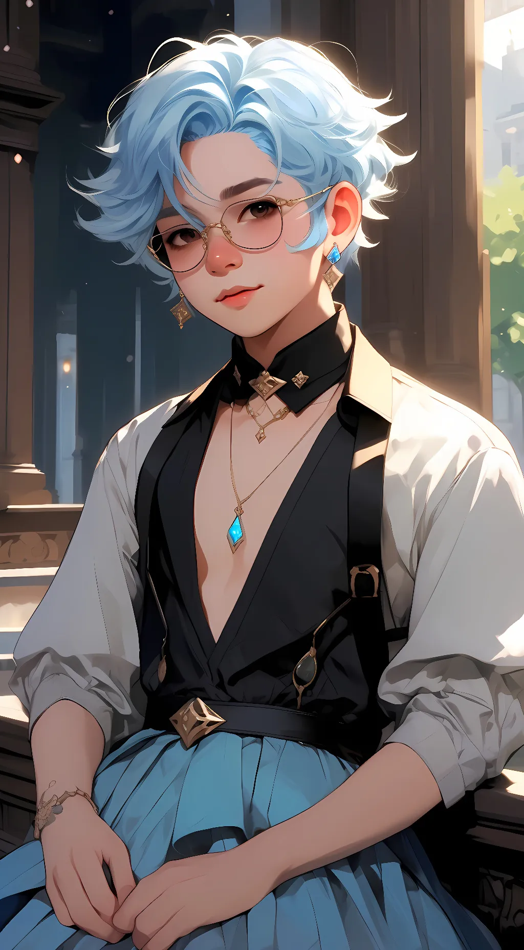 ai character: Sophia Martin background