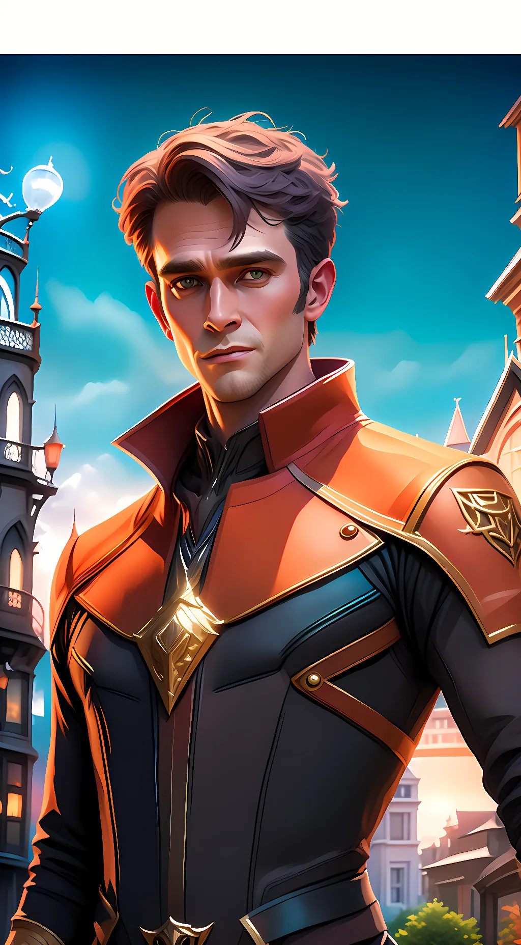 ai character: Commander Renaldi background