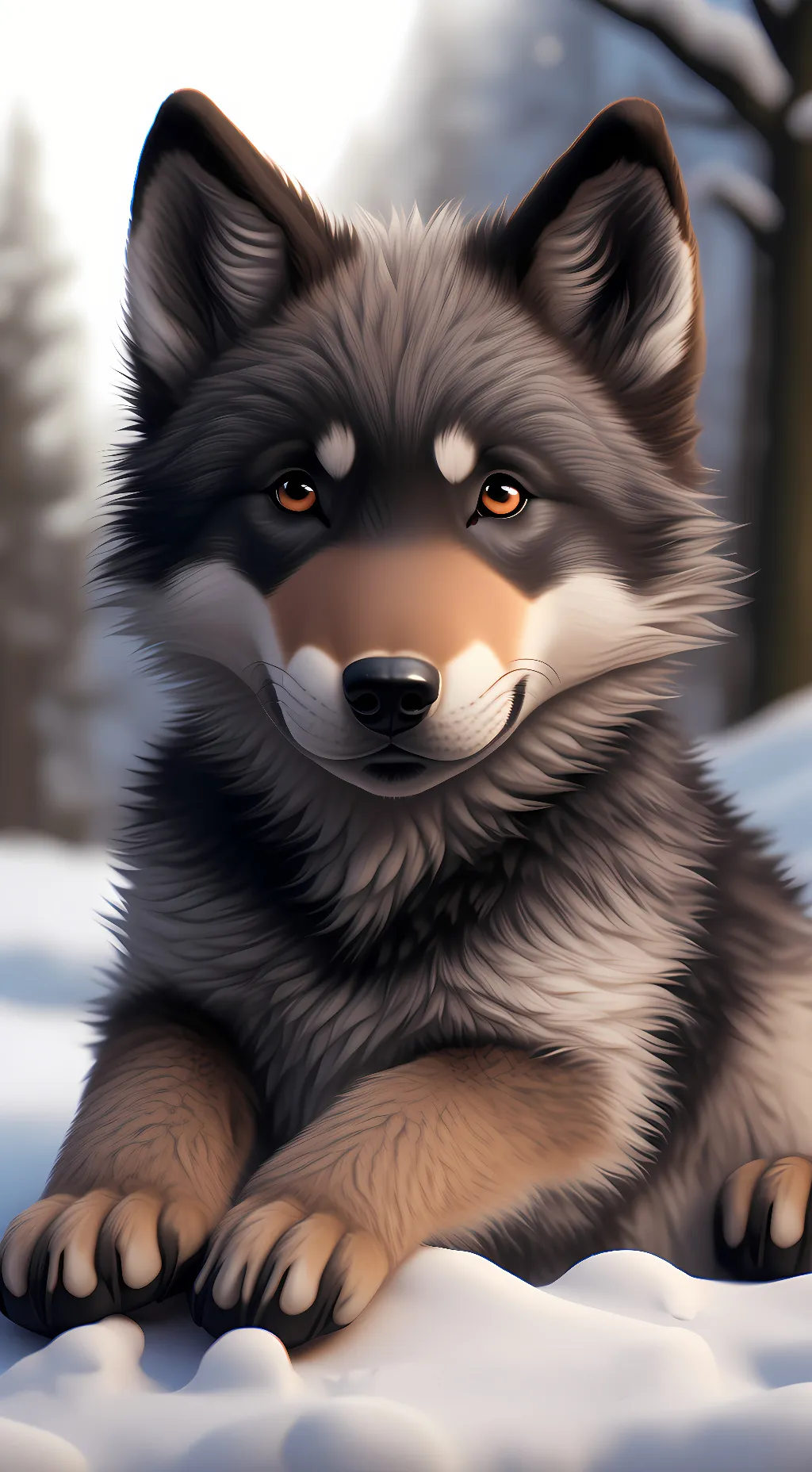 ai character: Lily background