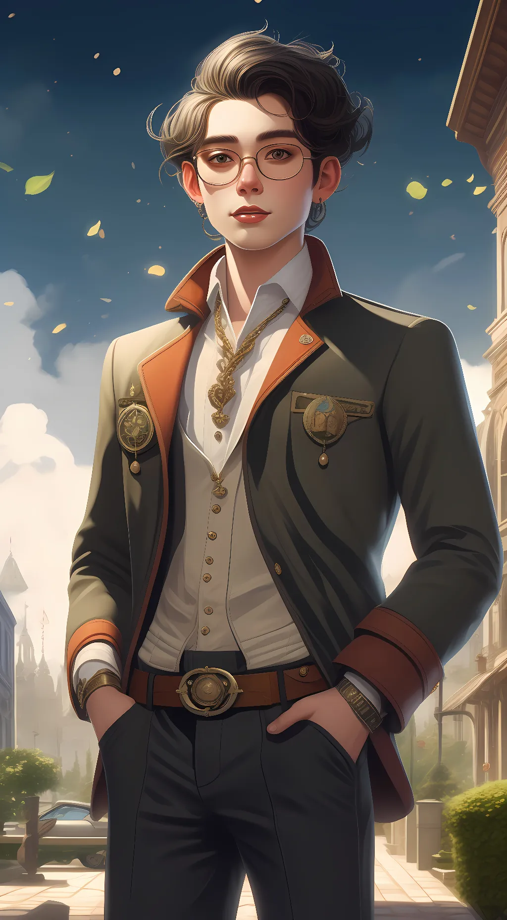 ai character: husan background