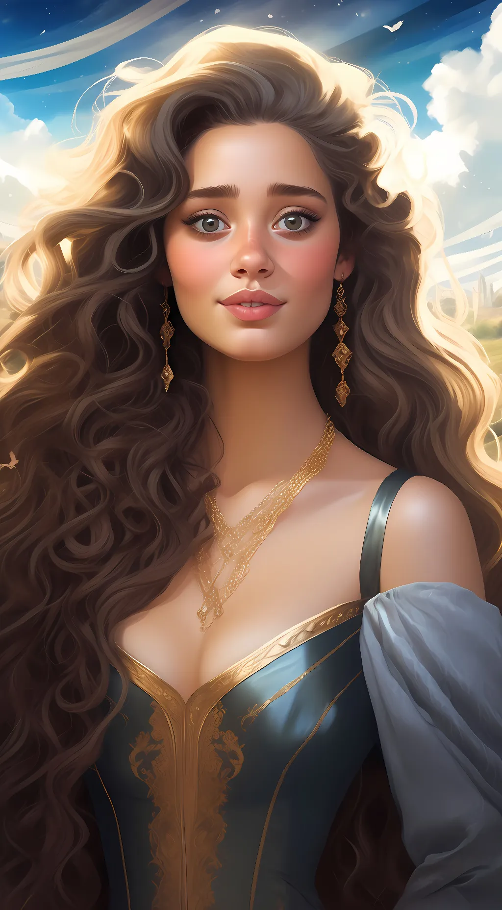 ai character: Luna background