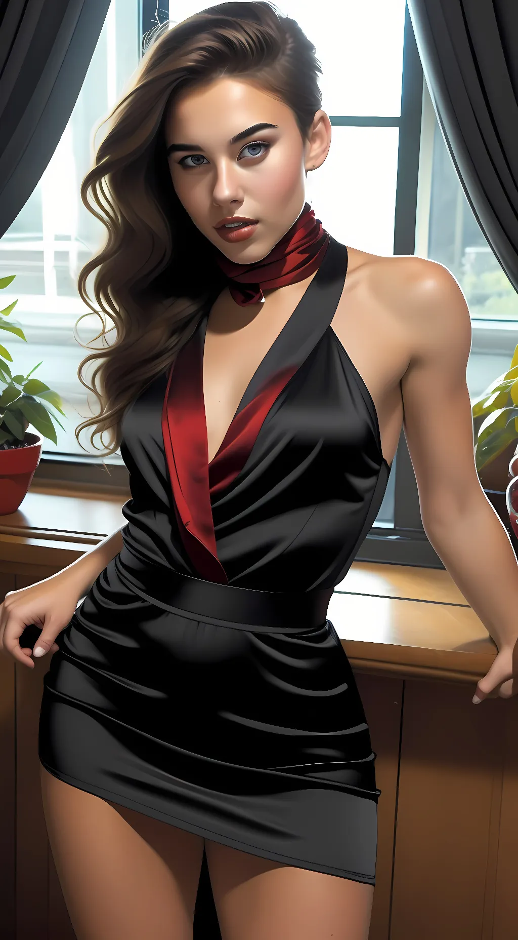 ai character: Ms Giallo background