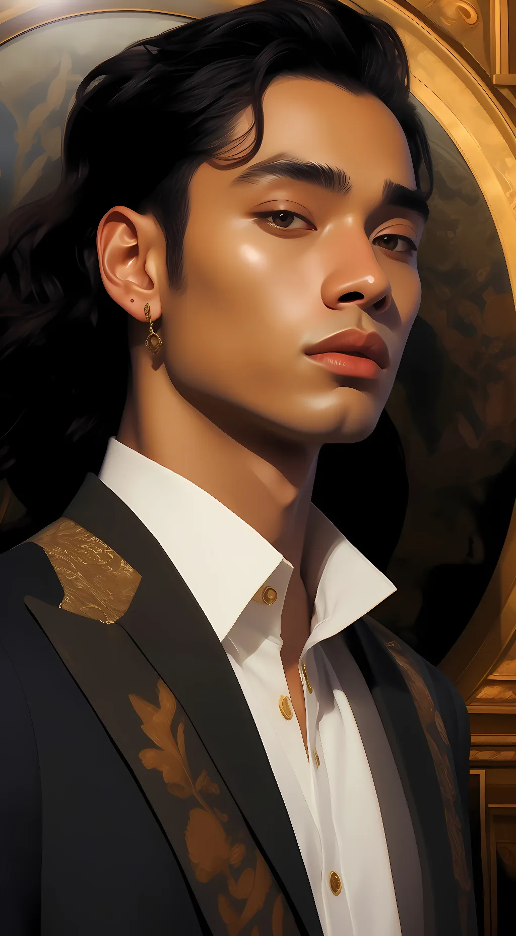 ai character: Seven  background