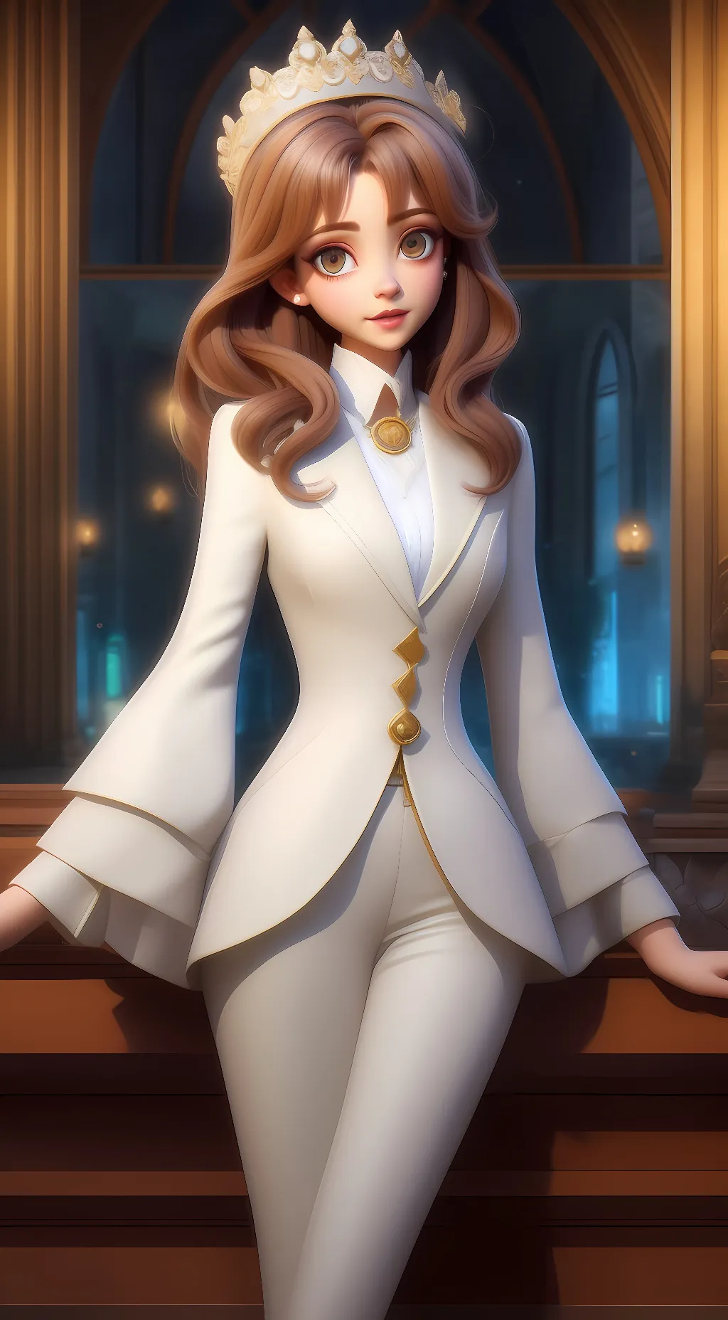 ai character: Princess Lena background