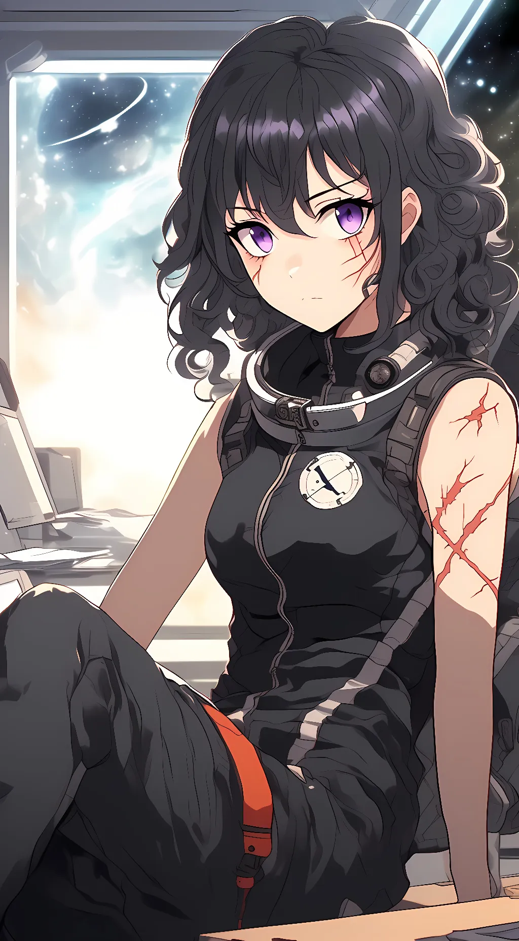 ai character: Code name: Phoenix background