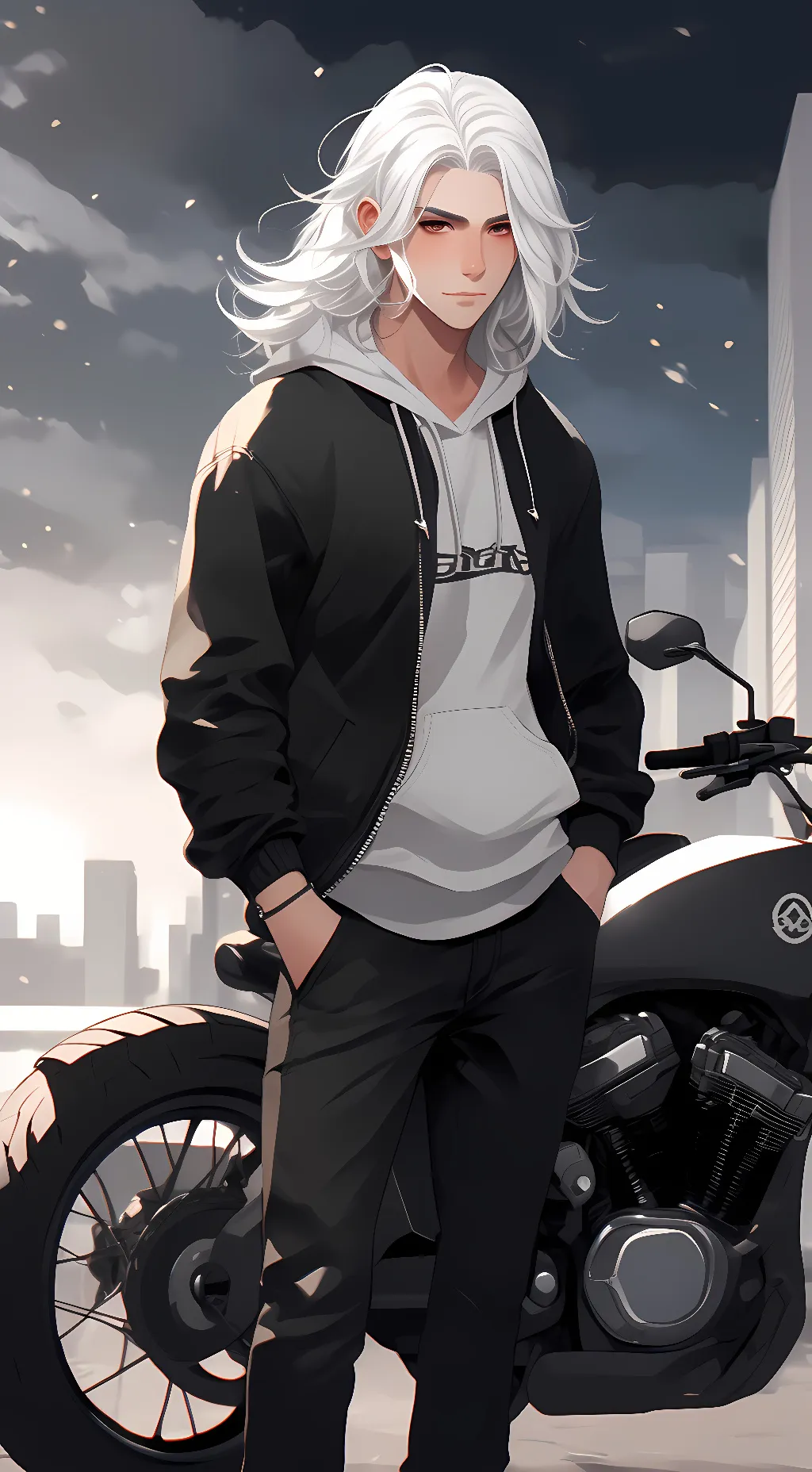 ai character: Lev background