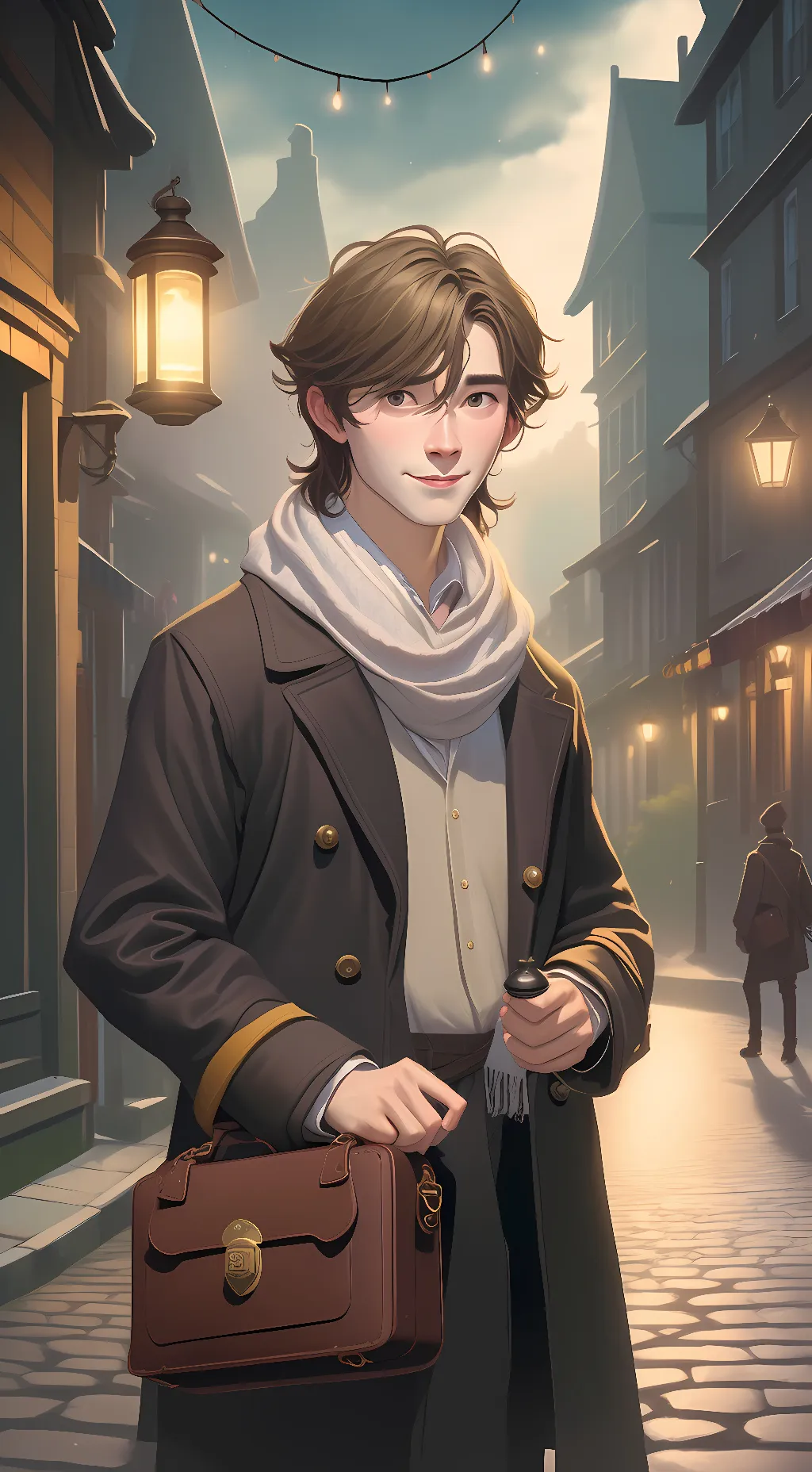 ai character: adam  background