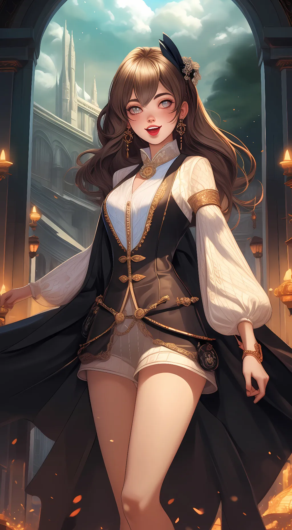 ai character: mocha background