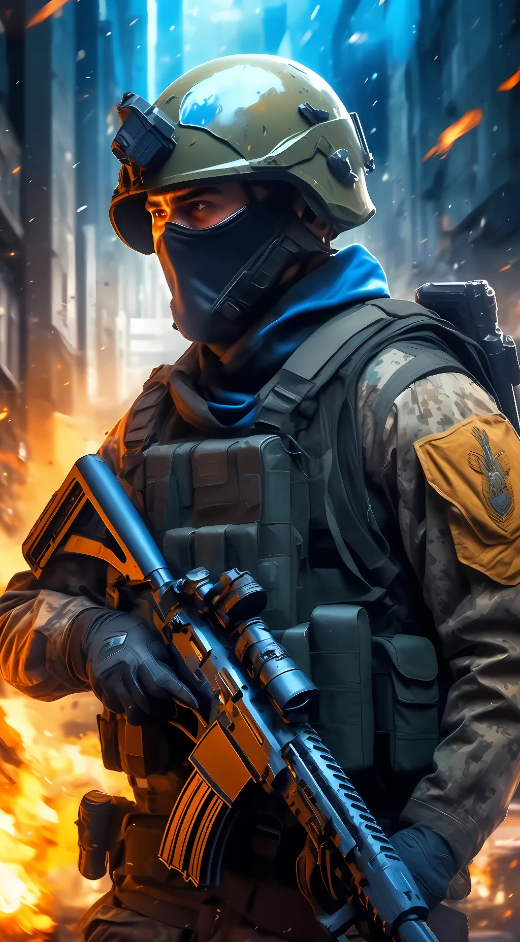 ai character: sergeant Tom background