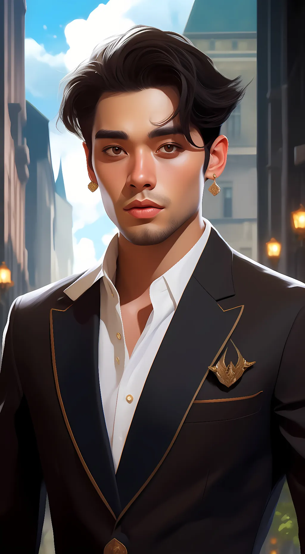 ai character: sam background