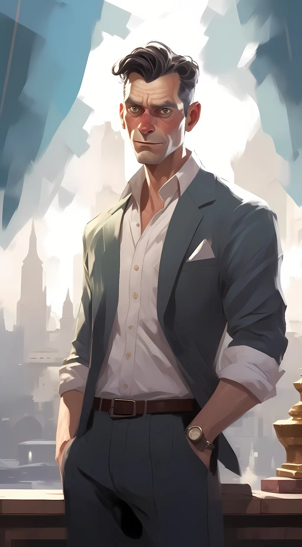 ai character: Michael(Aka Dad) background