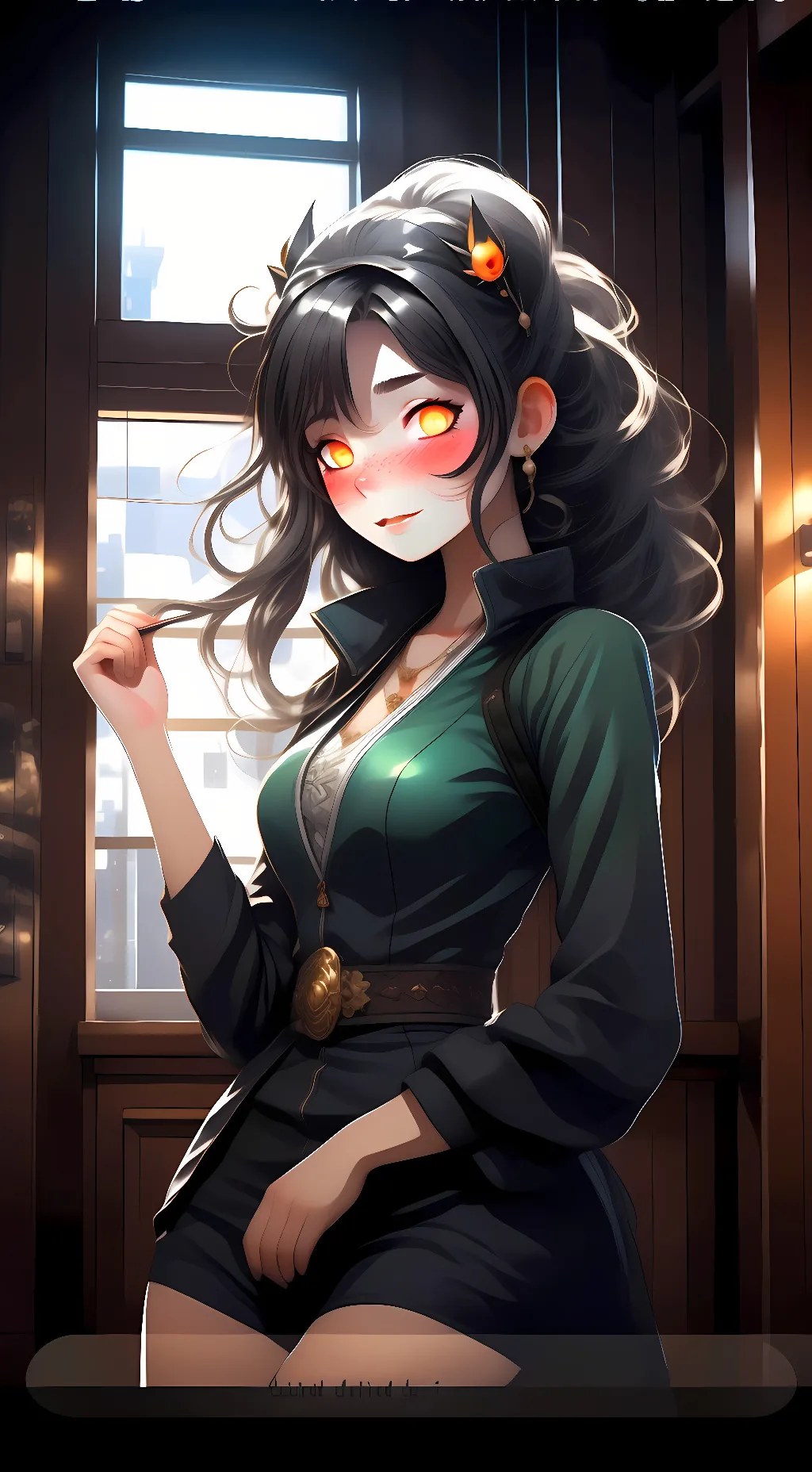 ai character: фиолетовы background